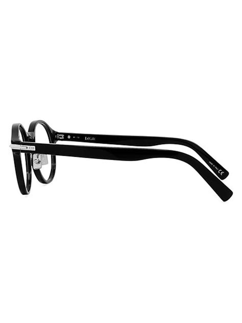 Shop Dior DiorBlackSuit 53MM Round Glasses 